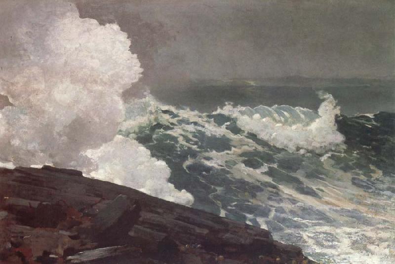 Winslow Homer Northeaster Sweden oil painting art